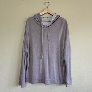 Staccato tops women large long sleeve hoodie jacket tan